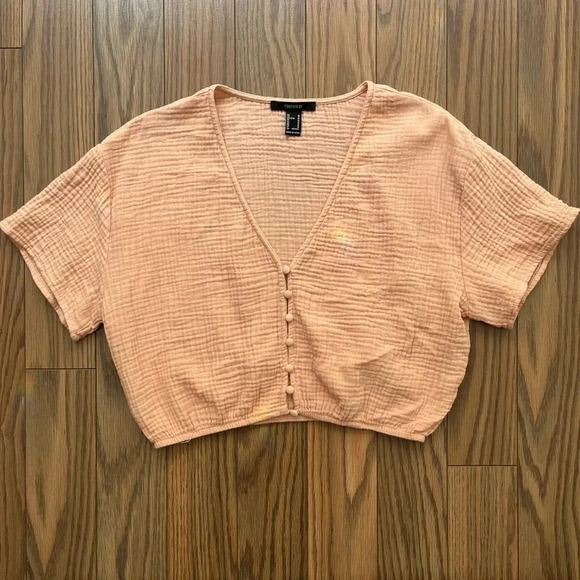 FOREVER 21 Cotton Gauze top size M - Picture 1 of 7